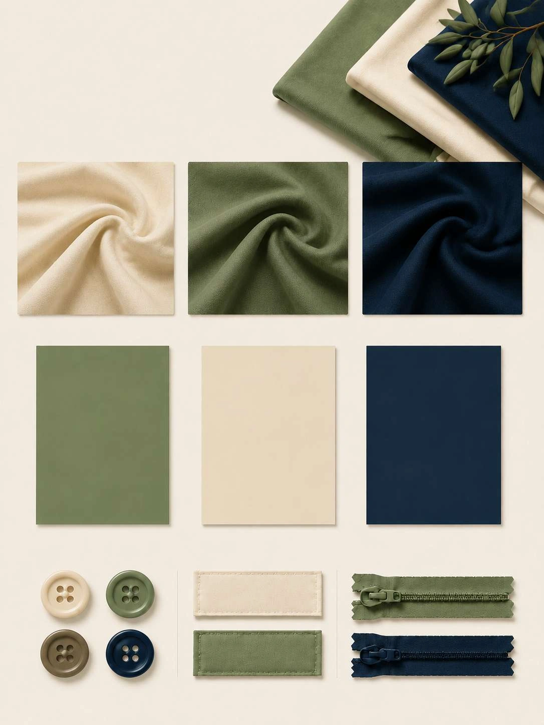 Fabric and color development for custom apparel production